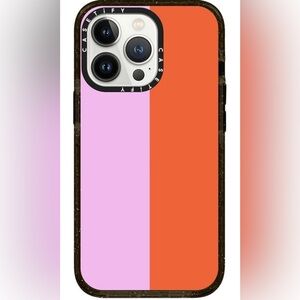 Casetify | Pink/Red color block iPhone case